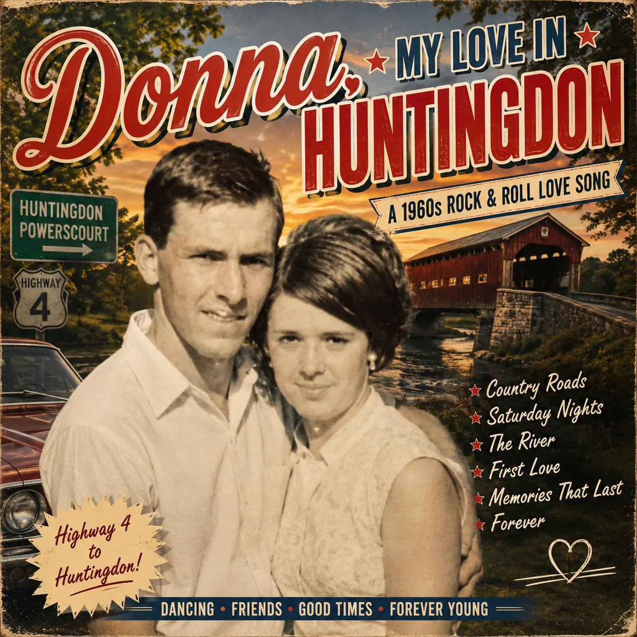 Donna My Love In Huntingdon — song artwork