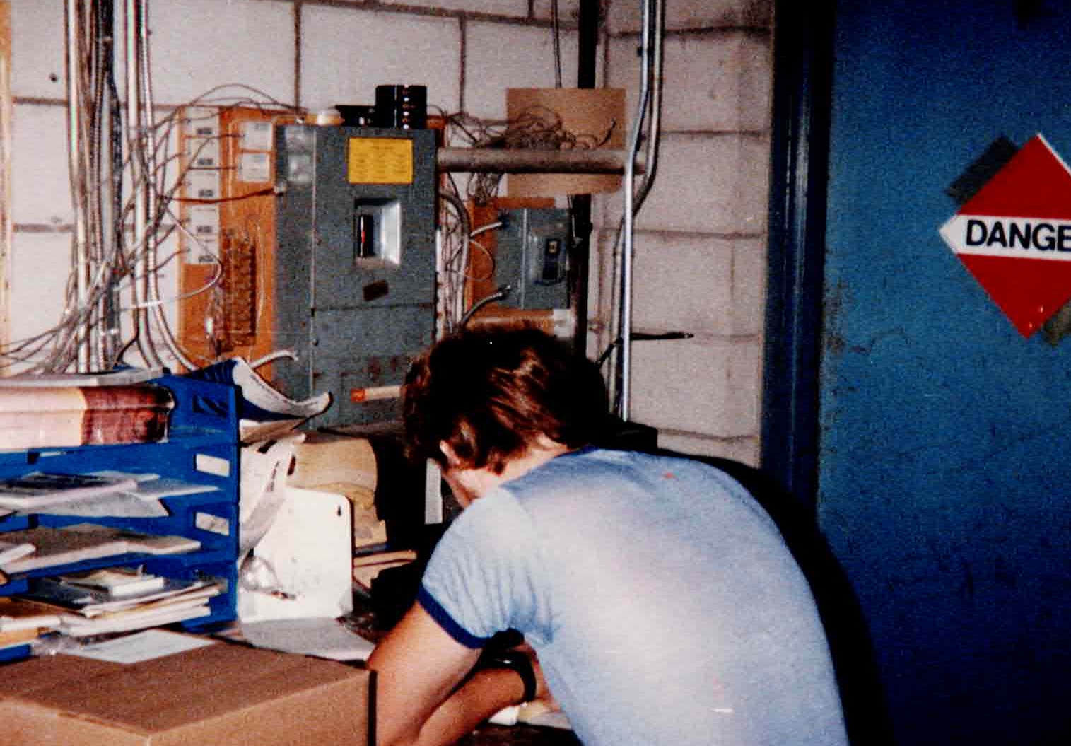 A Markmaster-Monette employee, 1984