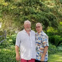 Bobby and Ian Dagg — friends from the Huntingdon years