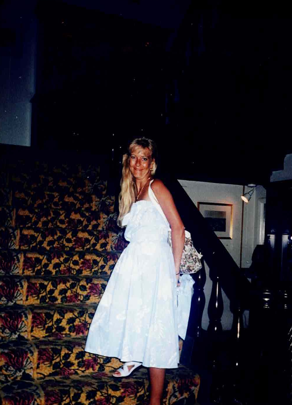 Debbie dressed up