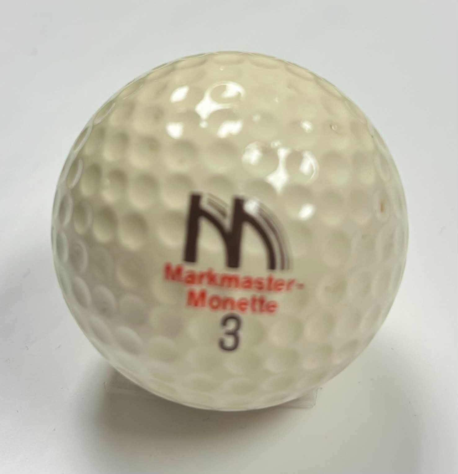 A Markmaster-Monette golf ball