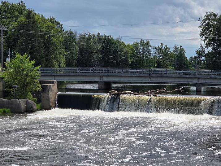 The dam we played at was in Powerscourt, Québec