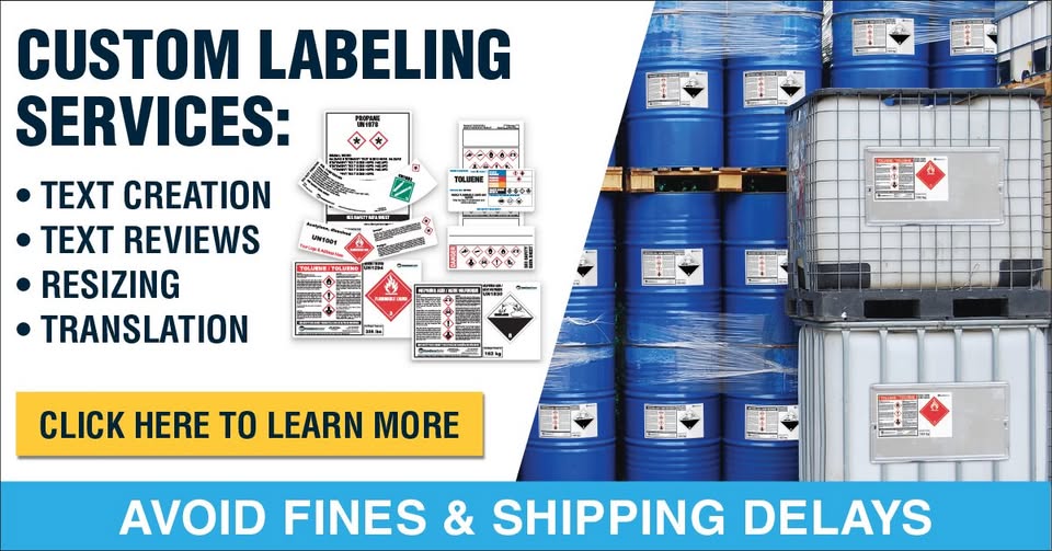 Custom labeling services advertisement