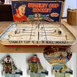 Table hockey — one of the games Mike and I played growing up.