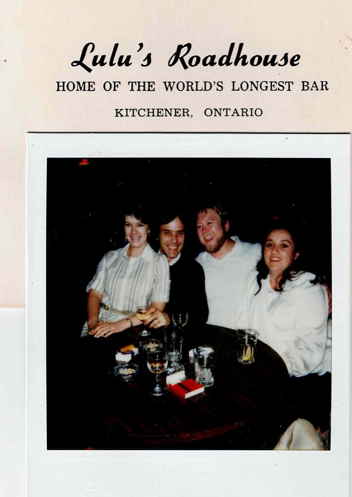 Lulu's Roadhouse, Kitchener, 1986