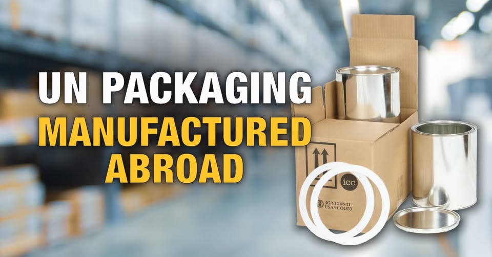 UN packaging manufactured abroad advertisement