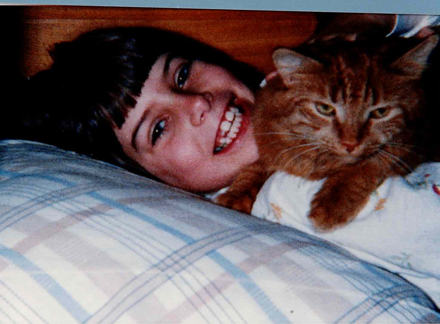 Dawn and Tigger at the cottage